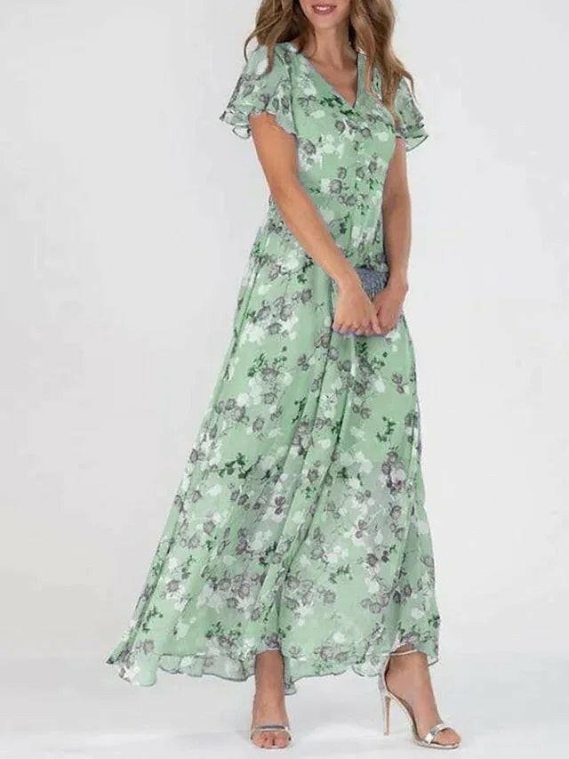 Vera Maxi Dress | Breathable Floral Pattern, Regular Fit 1