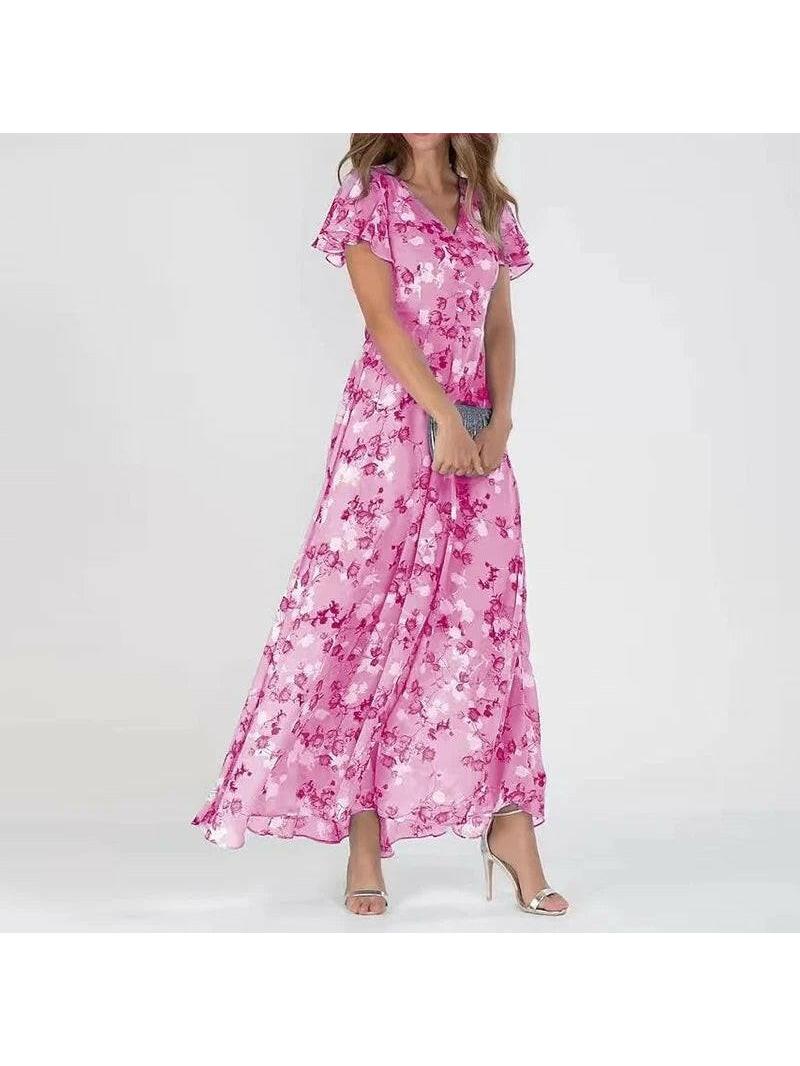 Vera Maxi Dress | Breathable Floral Pattern, Regular Fit 3