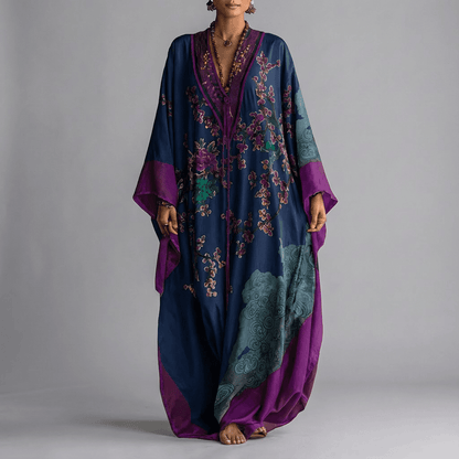 Vera Maxi Dress | Floral, Batwing Sleeve, Comfortable Silhouette 2