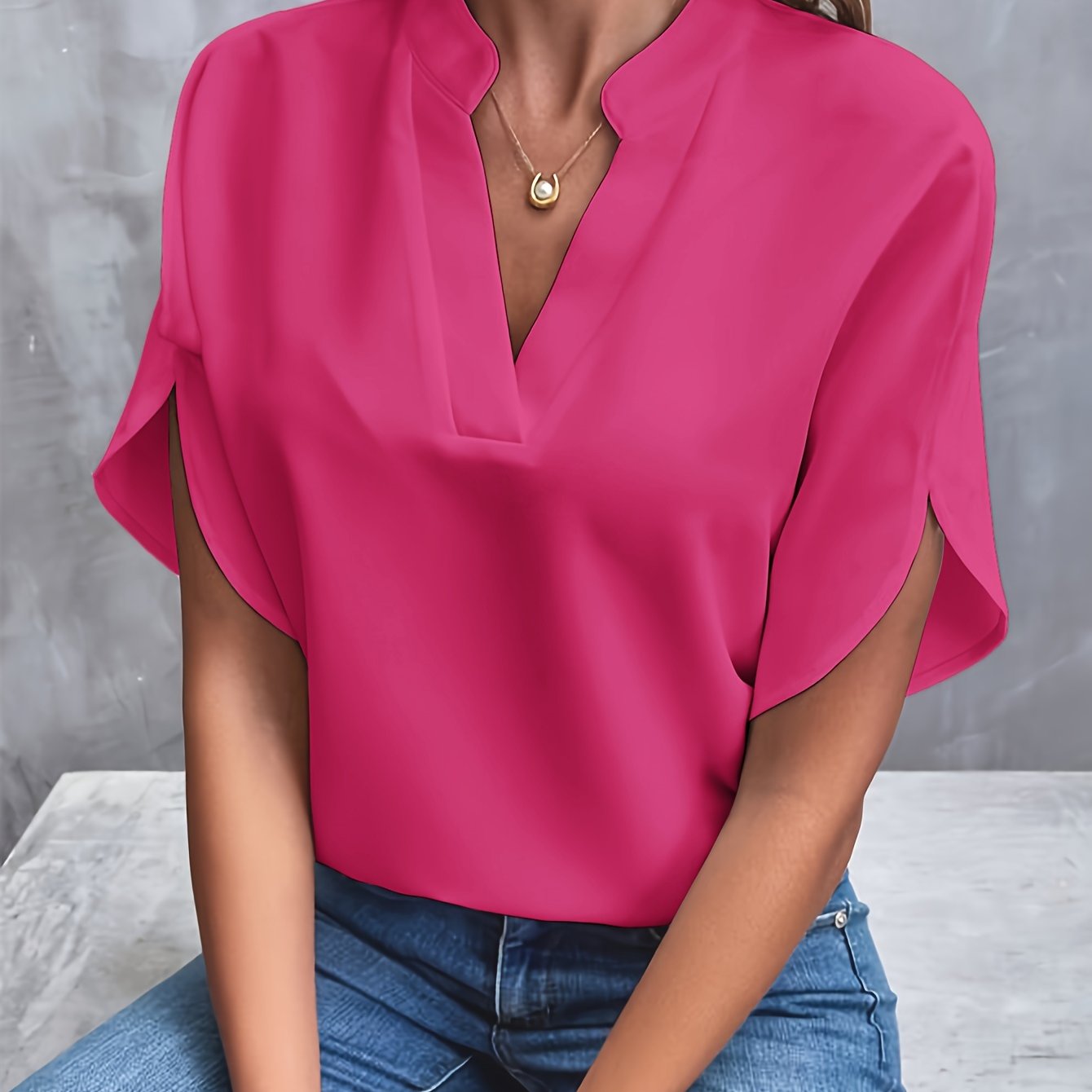 Viva Women's Blouse | Elegant Cut, Soft Fabric, Versatile Design 14
