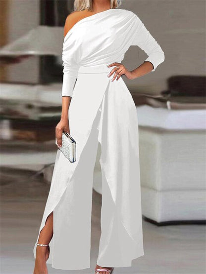 Vivid Jumpsuit Women | Elegant Off Shoulder, Wide Leg Design 0