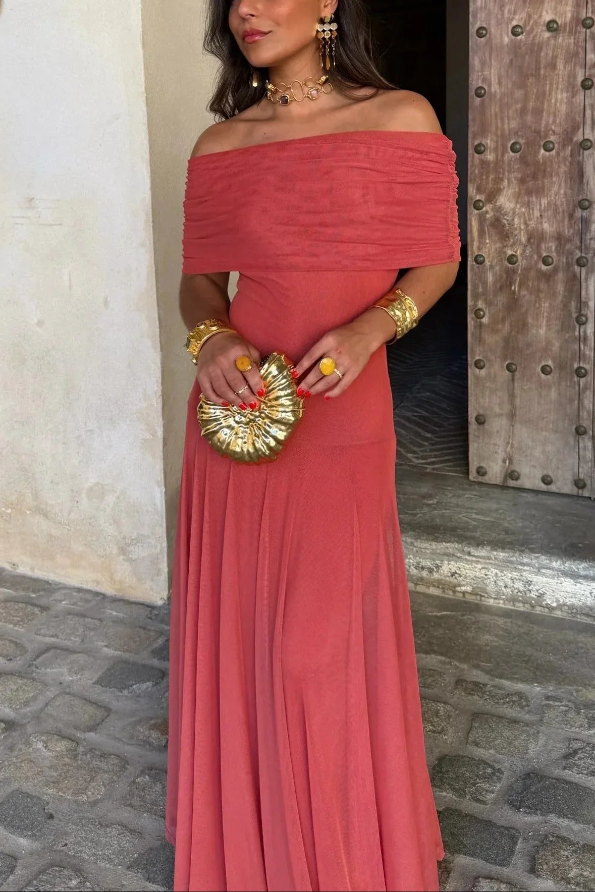 Wella One-Shoulder Dress | Lightweight, Pleated Summer Elegance for Wedding Guests 3
