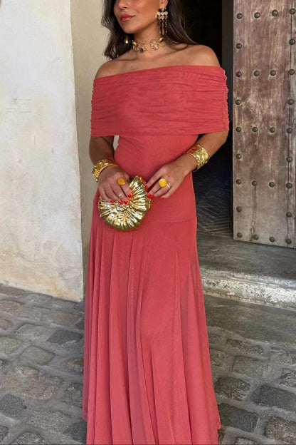 Wella One-Shoulder Dress | Lightweight, Pleated Summer Elegance for Wedding Guests 3
