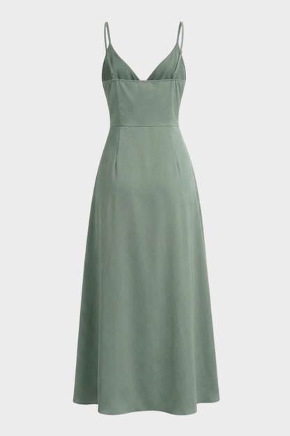 Wendy Black Maxi Dress | Elegant Wrap Design, A-Line Silhouette 2