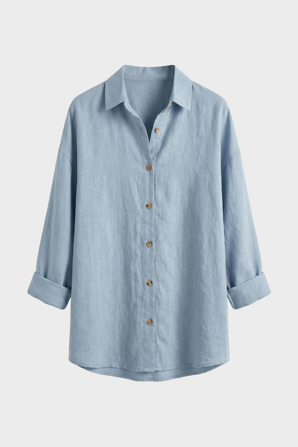Willa Women's Blouse | Classic Long Sleeve, Button Placket 1