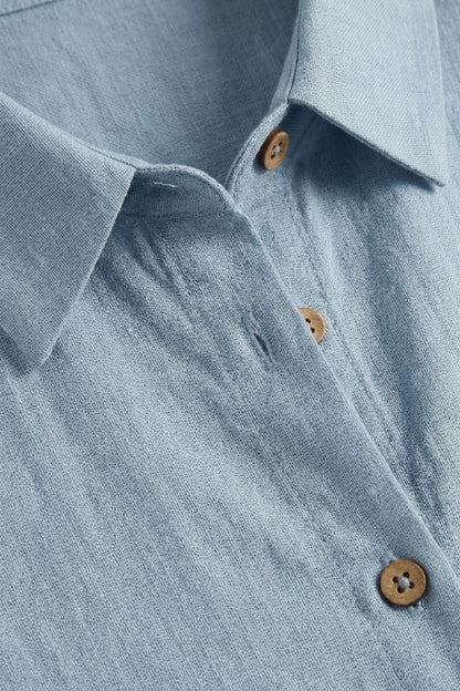 Willa Women's Blouse | Classic Long Sleeve, Button Placket 2
