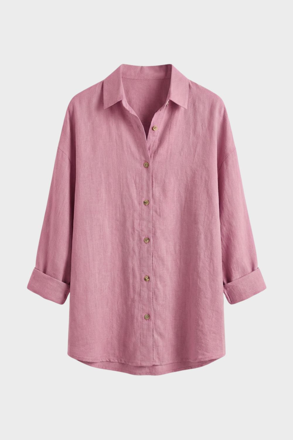 Willa Women's Blouse | Classic Long Sleeve, Button Placket 5