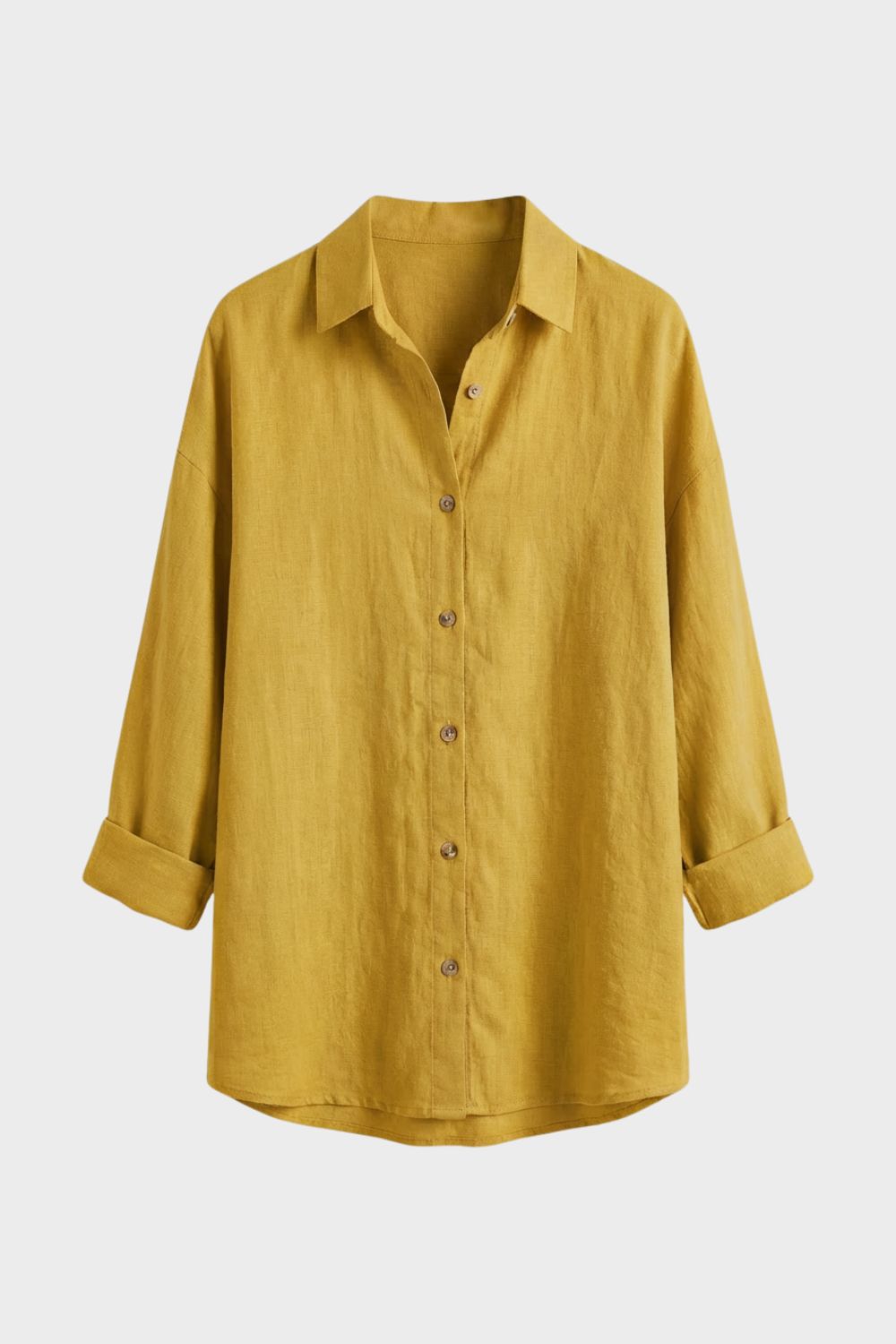 Willa Women's Blouse | Classic Long Sleeve, Button Placket 6